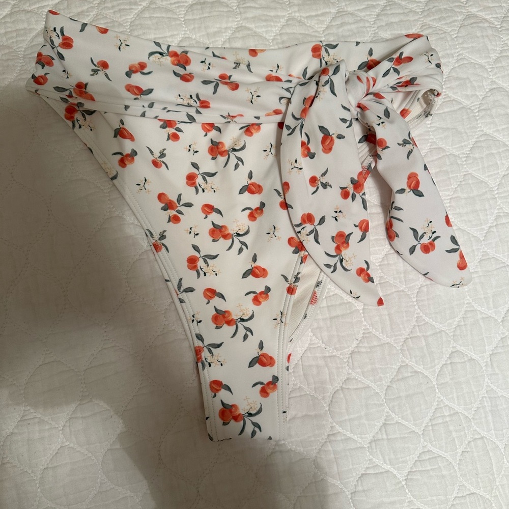 NWT abercrombie peach bikini bottom